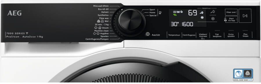 AEG LR7596AD4 7000 AutoDose vrijstaande wasmachine voorlader - Foto 4