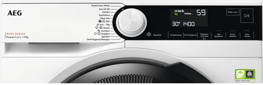 AEG LR85944 8000 serie PowerCare Wasmachine voorlader 9 kg - Thumbnail 4