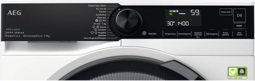 AEG LR8LEIPZIG Powercare Universaldose wasmachine voorlader 9kg - Foto 4