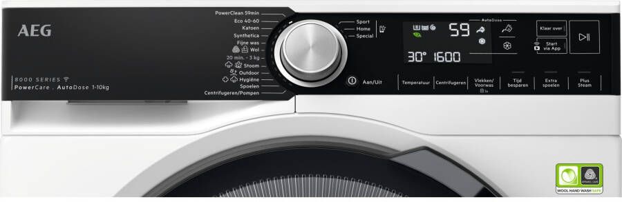 AEG LR8MUNSTER PowerCare AutoDose Wasmachine Wit