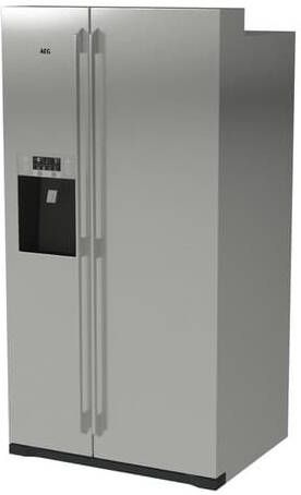 AEG RMB76121NX Amerikaanse koelkast Grijs