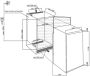 Beko BSSA820M3SN combi-koelkast Ingebouwd 175 l F Wit - Thumbnail 5