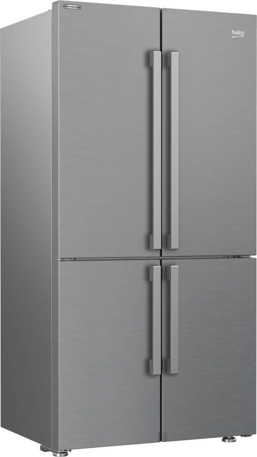 Beko GN1406231XBN Amerikaanse koelkast Zilver