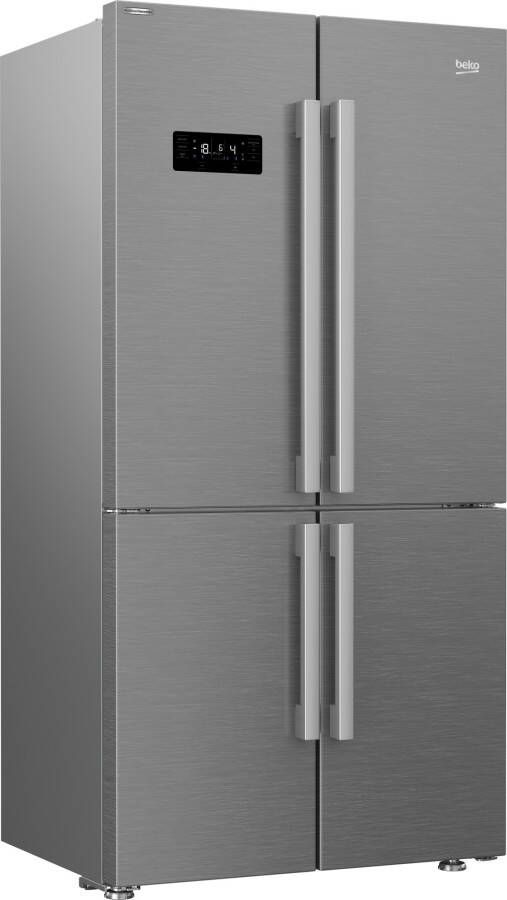 Beko GN1416231JXN Amerikaanse koelkast Rvs