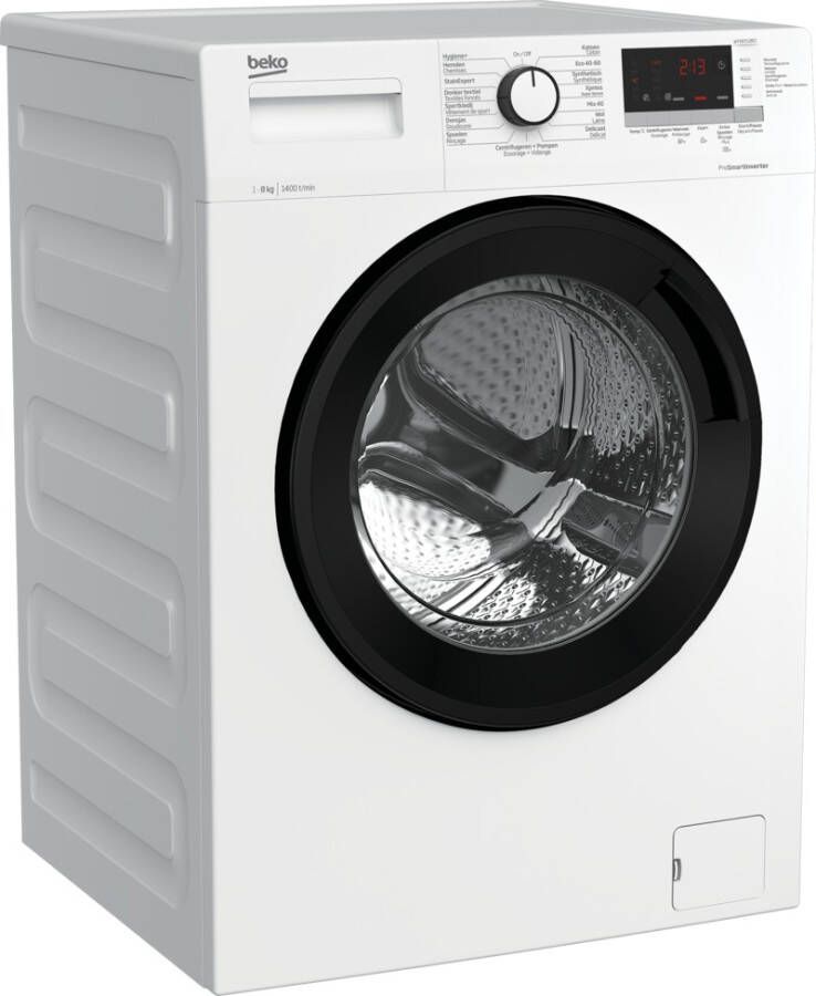 Beko WTV87112BC1 vrijstaande wasmachine voorlader