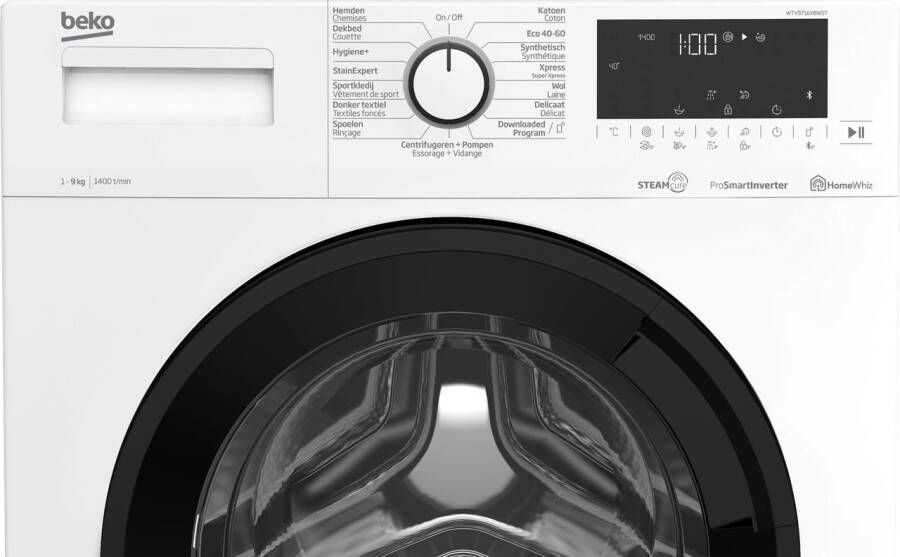 Beko WTV9716XBWST SteamCure vrijstaande wasmachine voorlader - Foto 2