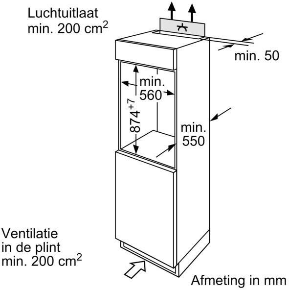 Bosch Serie 4 GIV21VSE0 diepvriezer Vrieskast Ingebouwd 96 l E Wit - Foto 9