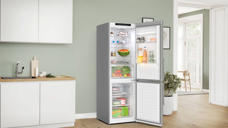 Bosch KGN36VICT Koel-vriescombinatie Zilver
