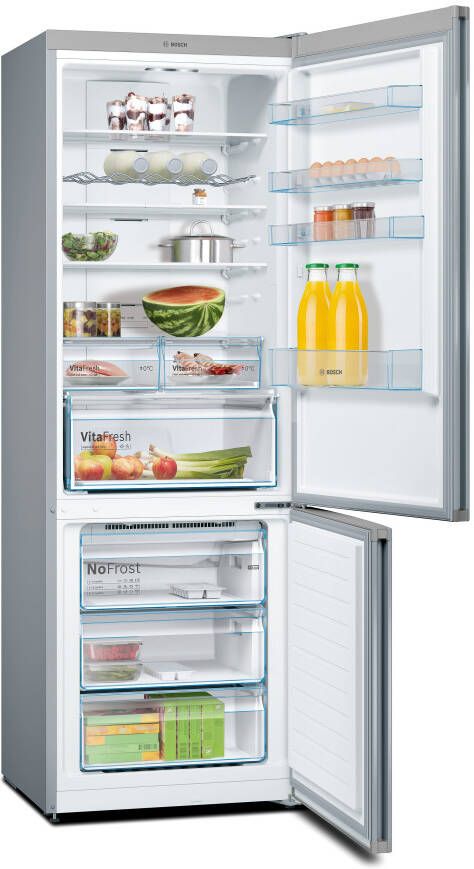 Bosch KGN49XIEA Koel-vriescombinatie Zilver