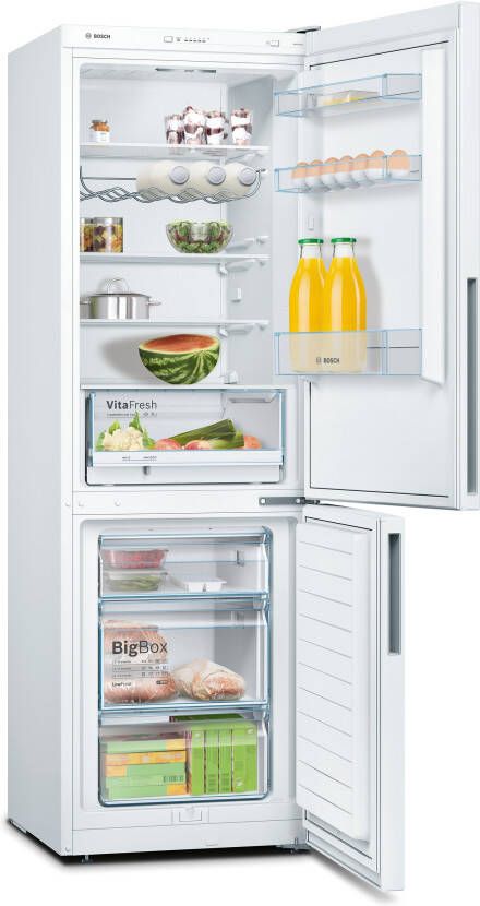 Bosch KGV36VWEAS Koel-vriescombinatie Wit