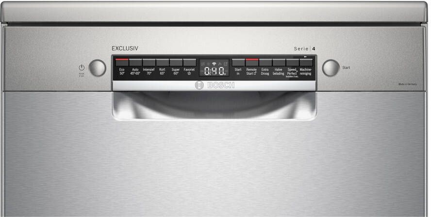 Bosch SMS4HBI00N EXCLUSIV Vrijstaande vaatwasser Rvs