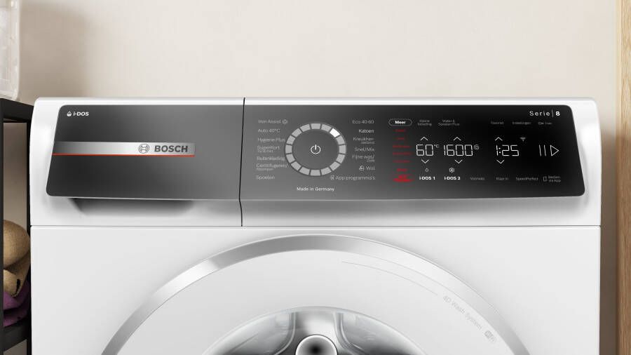 Bosch WGB256A9NL Serie 8 EXCLUSIV wasmachine