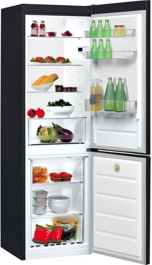 Indesit LI8 S2E K Koel-vriescombinatie Zwart
