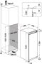 Indesit SZ 12 A2D I 1 combi-koelkast Ingebouwd 189 l F Roestvrijstaal - Thumbnail 3