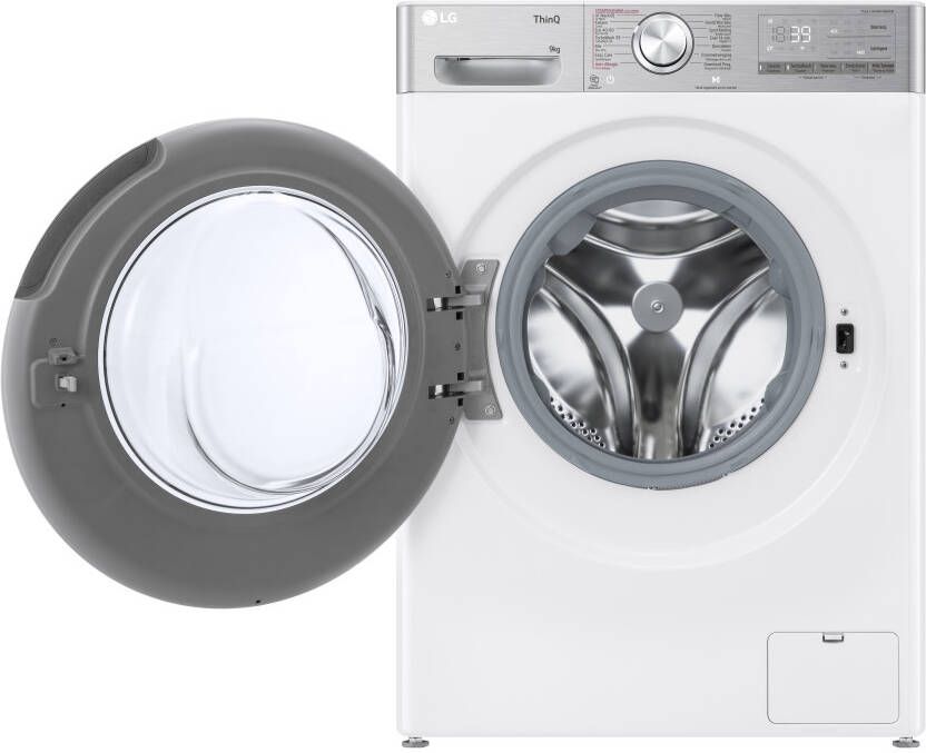 LG F4WR9009S2W 40% zuiniger dan energielabel A 9 kg Wasmachine met TurboWash™ 39 Slimme AI DD™ motor Hygiënisch wassen met stoom ThinQ™ - Foto 4