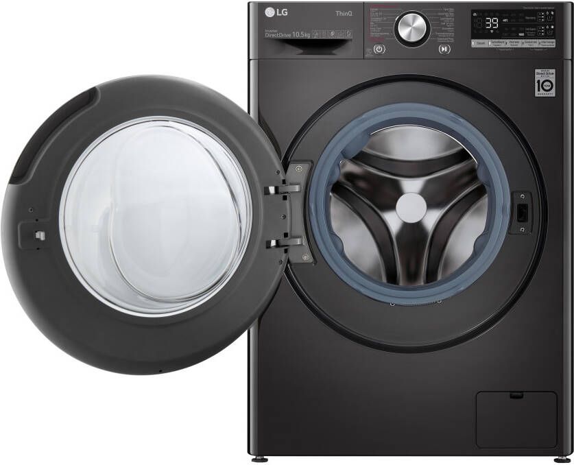LG F6WV71S2TA Wasmachine Zwart