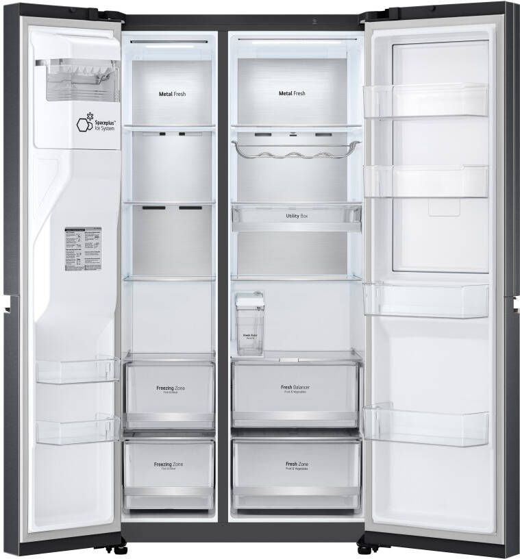 LG GSJV91MCAE Amerikaanse koelkast met DoorCooling+™ 635L inhoud Door-in-Door™ Water- en ijsdispenser met UVnano™ Total No Frost Inverter Linear Compressor - Foto 3