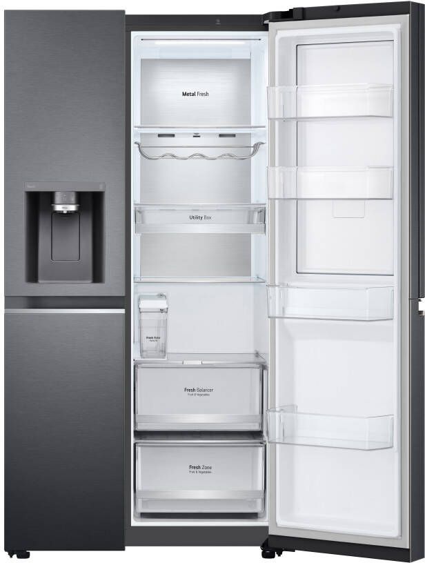 LG GSJV91MCAE Amerikaanse koelkast met DoorCooling+™ 635L inhoud Door-in-Door™ Water- en ijsdispenser met UVnano™ Total No Frost Inverter Linear Compressor