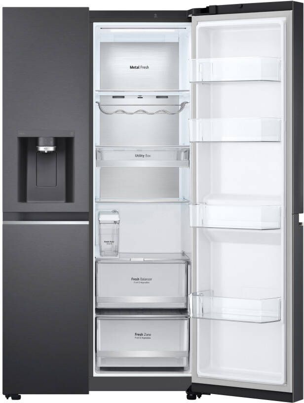 LG GSLV91MCAD Amerikaanse koelkast met Doorcooling+™ 635L inhoud Water- en ijsdispenser met UVnano™ Total No Frost Inverter Linear Compressor