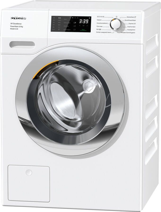 Miele WEF375 WPS PWash & 8kg wasmachine Voorbelading 1600 RPM A Wit - Foto 3