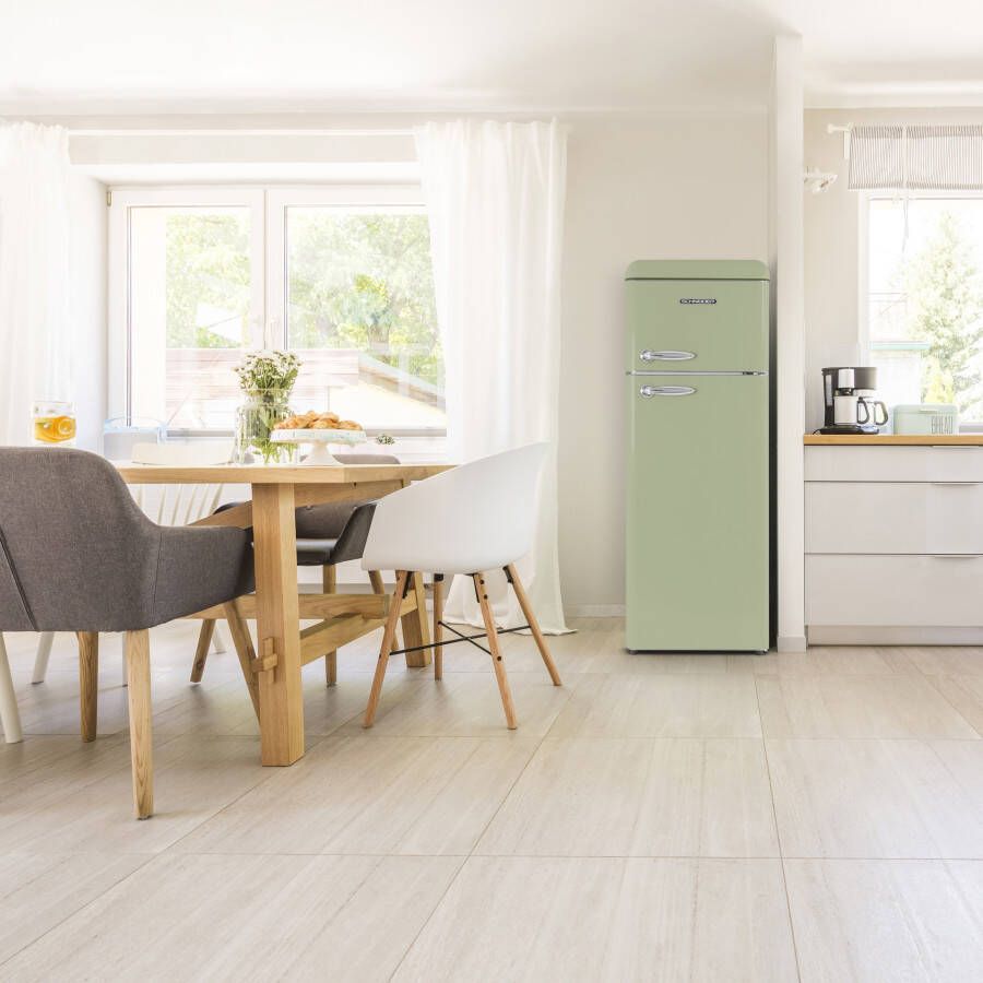 Schneider SCDD208VVA Koel-vriescombinatie Groen