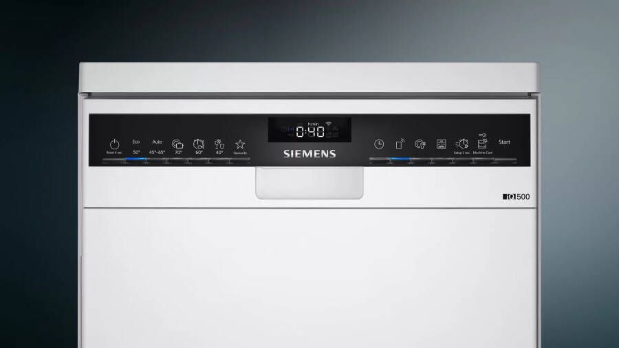 Siemens SR25ZW11ME Vrijstaande vaatwasser Wit