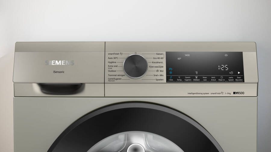 Siemens WG44G2FXNL Wasmachine Zwart