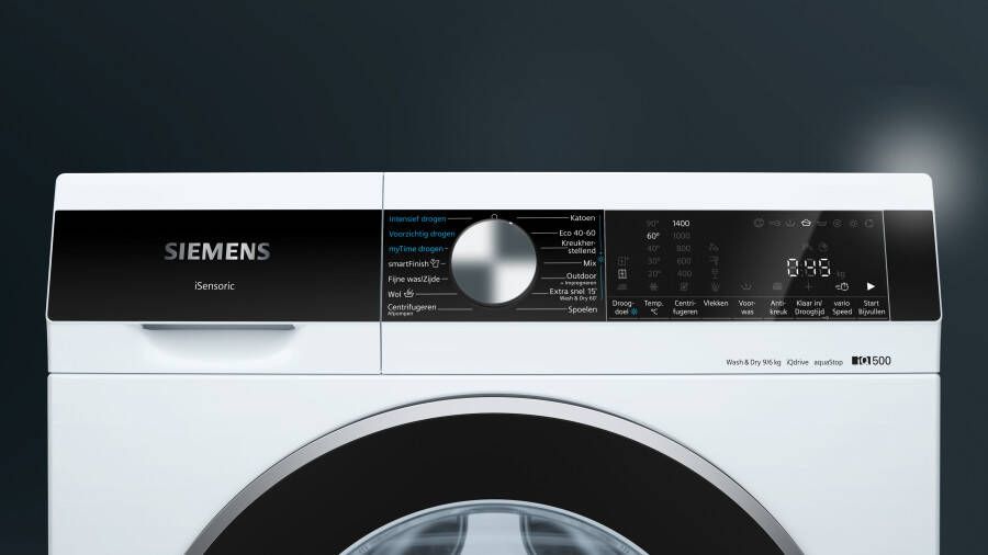Siemens WN44G230NL Was-droogcombinatie Wit