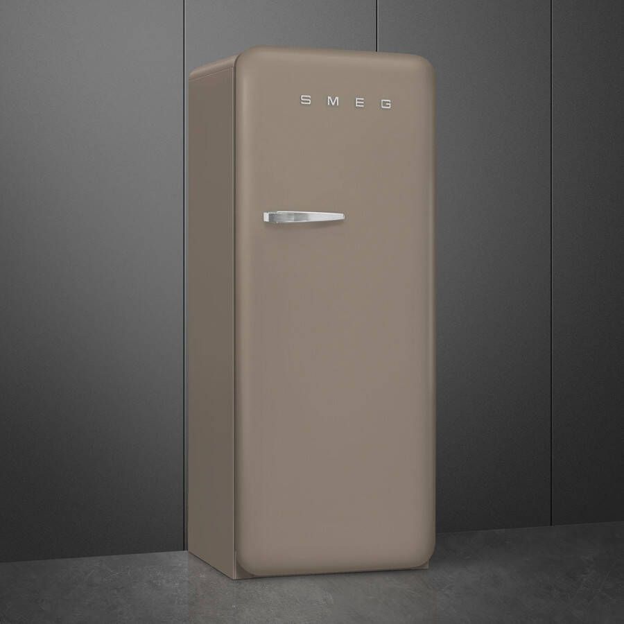 Smeg 50s Style Fab28r Spetial Edition Koelkast Met één Deur Bruin 270L EU Plug