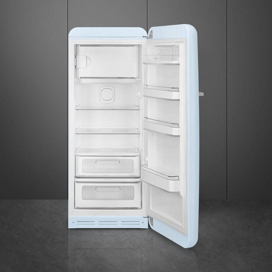 Smeg FAB28RPB5 Kastmodel koelkast scharnier rechts Blauw - Foto 1