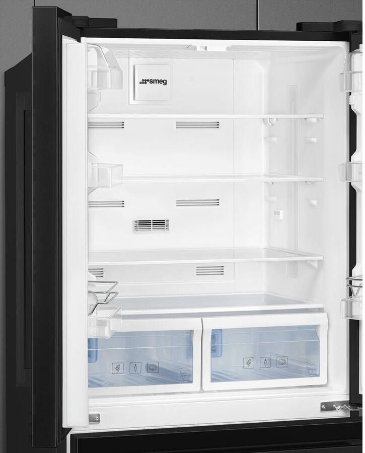 Smeg FQ55FNDF amerikaanse koelkast Vrijstaand 539 l F Zwart - Foto 2
