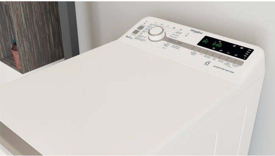 Whirlpool TDLR 65241BS BE vrijstaande wasmachine bovenlader