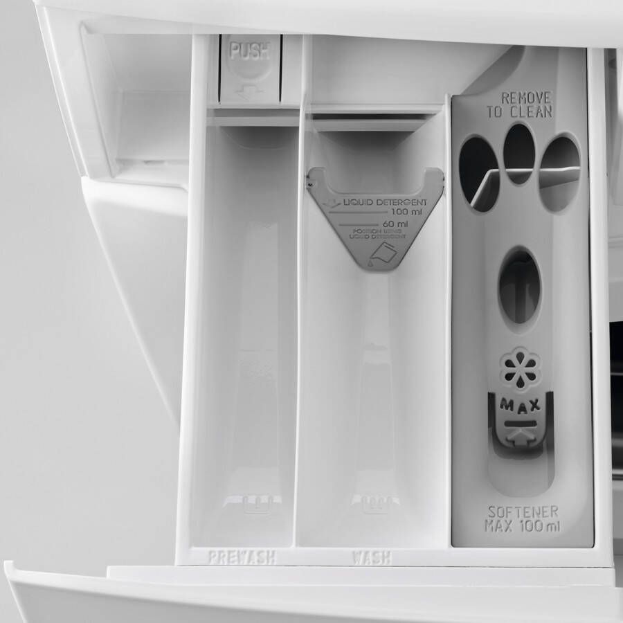 Zanussi ZS8651DWD Was-droogcombinatie Wit
