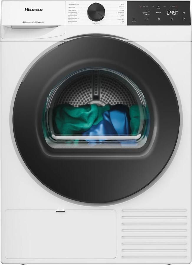 Hisense DH3E900BWCB Warmtepompdroger Wit