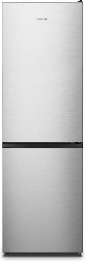 Hisense RB3N300NECA RVS Vrijstaande koel-vriescombinatie 186 cm hoog 304 liter Energielabel A Geluidsniveau 35 dB LED Display FastFreeze Deuralarm Interverter Compressor Vakantiemodus