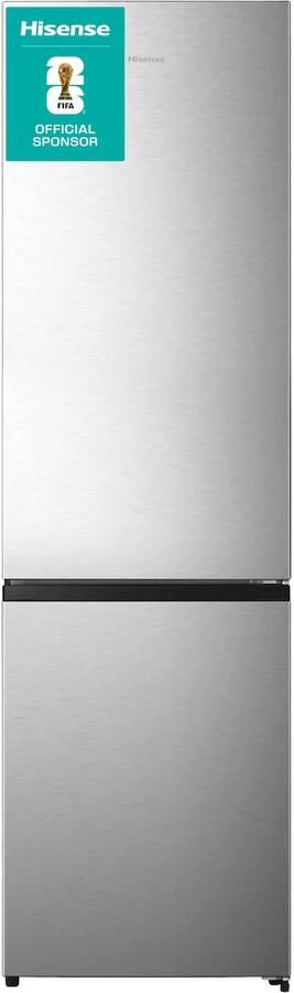 Hisense RB440N4ACA Koelkast met A Energielabel Koel-vriescombinatie No Frost RVS Multi-Air Flow Fast Freeze 35dB (A) -Inverter Compressor 336 Liter