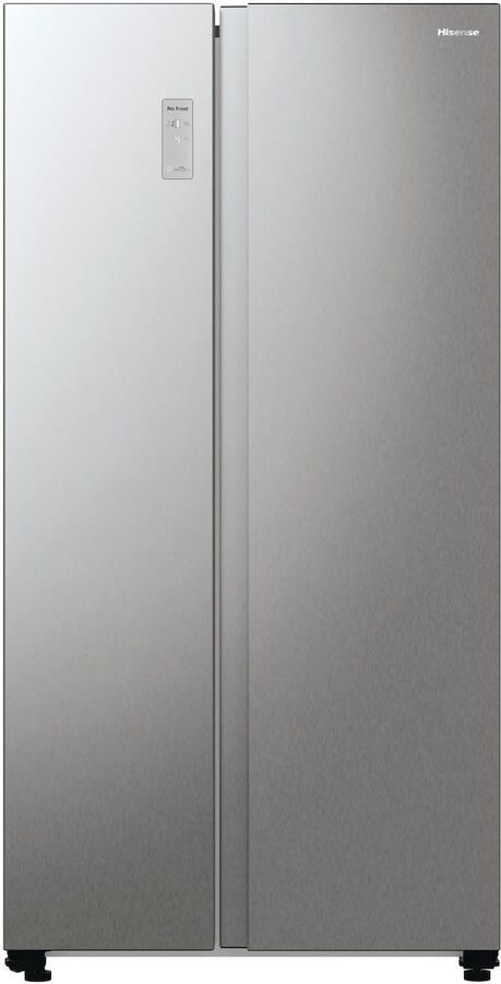 Hisense RS711N4ACE Amerikaanse koelkast Energielabel E 550L No-Frost Freezer Convert Fast Freeze RVS 38dB LED-display