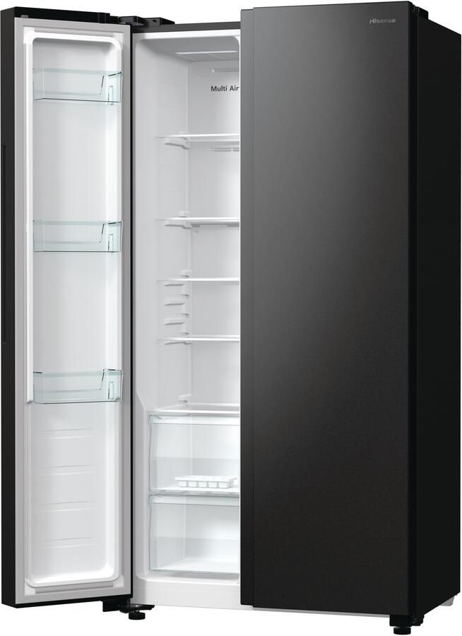 Hisense RS711N4AFE Amerikaanse koelkast Energielabel E 550L No-Frost Freezer Convert Fast Freeze Zwart 38dB LED-display - Foto 2