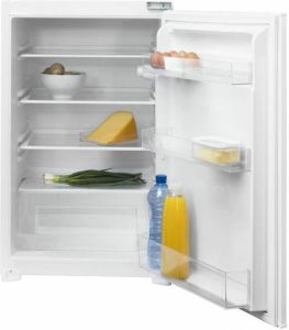 Inventum IKK0881S Inbouw koelkast Nis 88 cm 134 liter 4 plateaus Sleepdeur Wit