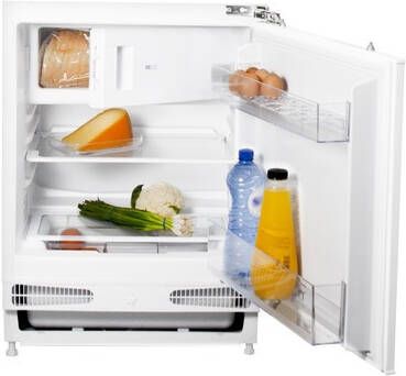 Inventum IKV0821D Onderbouw koelkast met vriezer Wit