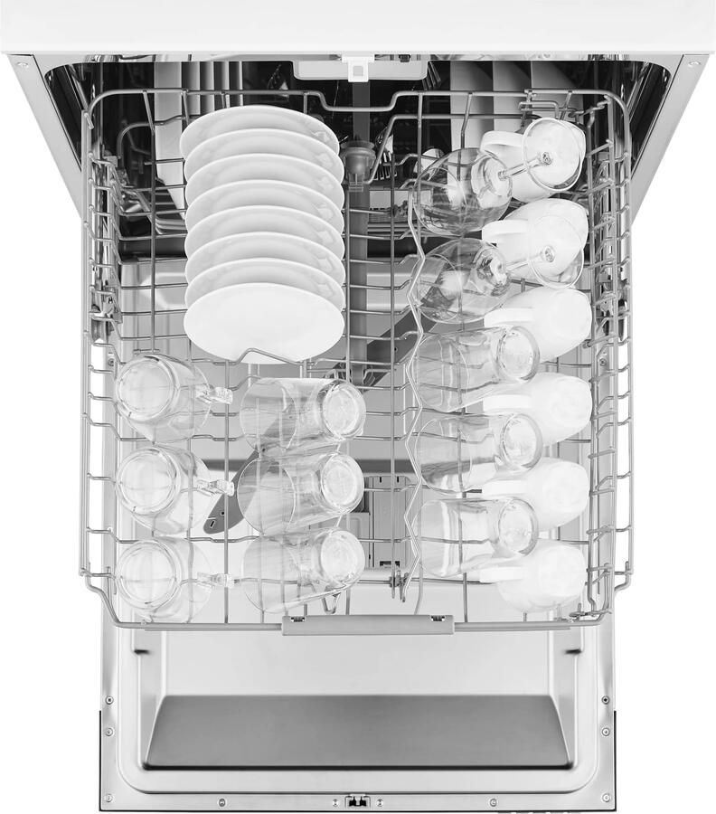 Inventum IVW6050A inbouw vaatwasser 14 couverts Volledig integreerbaar Besteklade-Bestekmand Stil: 42 dB 8 programma s Max nishoogte 86 5 cm Binnenverlichting Projectie vloer Extra droog optie Startuitstel Energielabel C - Foto 2