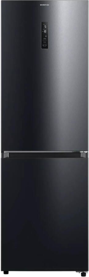 Inventum KV1850B No Frost energiezuinige koel-vriescombinatie 185 cm hoog 338 liter Zeer stil: 35 dB Superkoelen Supervriezen Energielabel C Vrijstaand Zwart - Foto 1