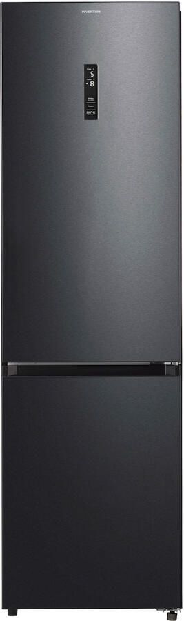 Inventum KV2010B No Frost energiezuinige koel-vriescombinatie 201 cm hoog 378 liter Zeer stil: 29 dB Superkoelen Supervriezen Vershoudlade Energielabel A Vrijstaand Zwart