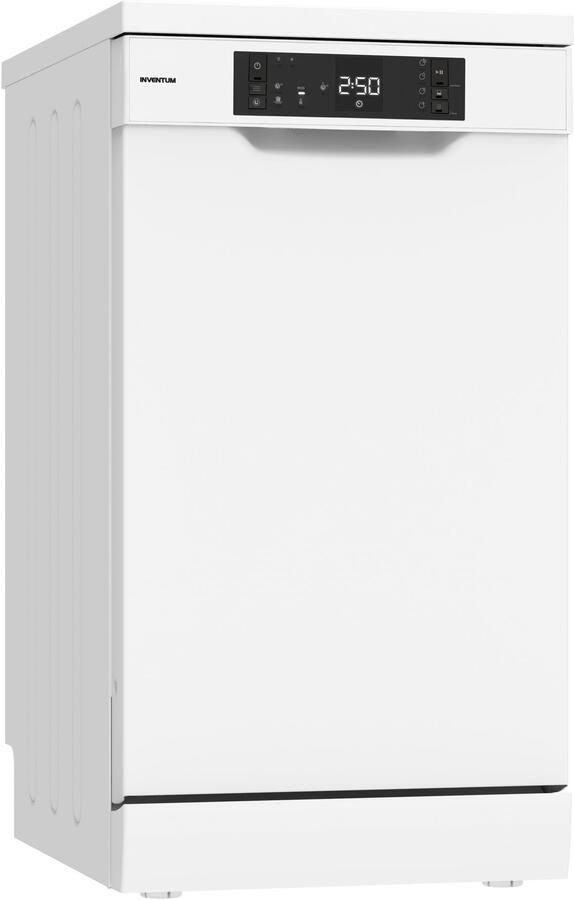 Inventum VVW4530AW smalle vaatwasser 10 couverts 45 cm breed Bestekmand 6 programma s Startuitstel Energielabel D Vrijstaand Wit