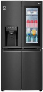 LG GMX844MCBF Amerikaanse koelkast met InstaView™ Door-in-Door™ Smal design 508L inhoud DoorCooling+™ Water- en ijsdispenser met UVnano™ Inverter Linear Compressor