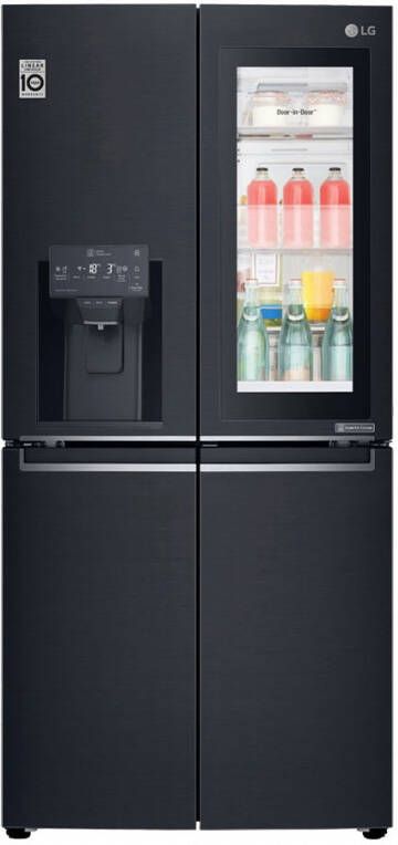 LG GMX844MCKV Amerikaanse koelkast Zwart online kopen