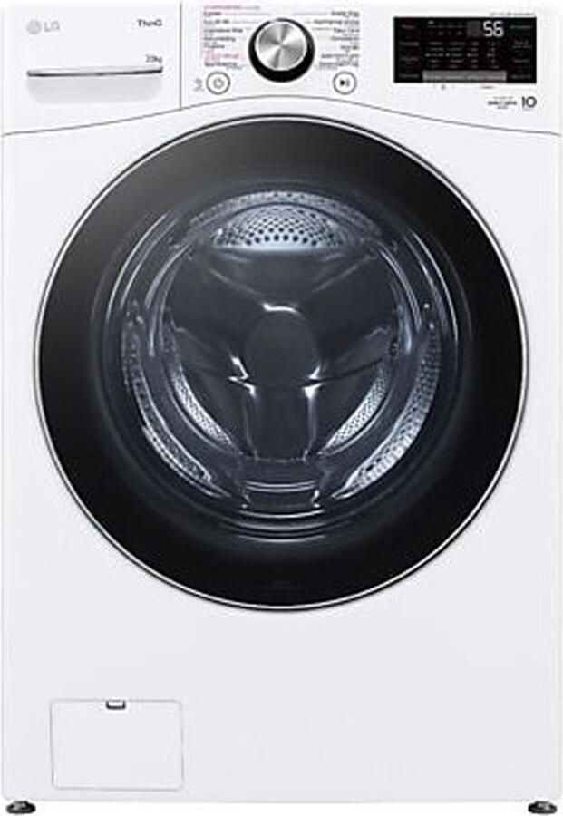 LG LC0R2N2 Wasmachine 20 kg met Intello DD en Inverter Direct Drive voor krachtig en betrouwbaar wassen TurboWash voor sneller schoon Spa Steam voor hygiënische zorg en ThinQ slimme bediening. Energieklasse B