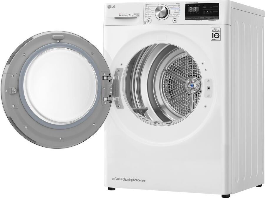 LG RH90V9AV3N 9 kg droger met DUAL Inverter Heat pump™ Supersnel of Superzuinig Auto Cleaning Condensor ThinQ - Foto 3