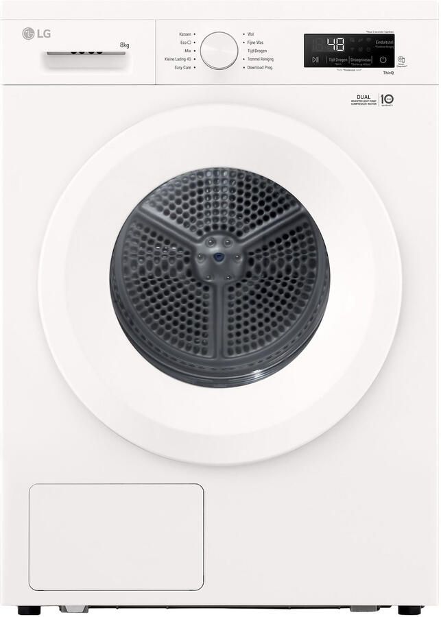 LG RHX1008NWH Warmtepompdroger Wit