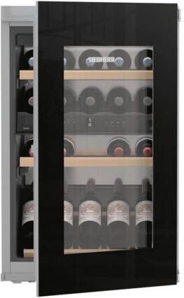 Liebherr Vinata Premium Wijnklimaatkast Vinidor Inbouw Zwart 33 flessen 87.2 x 55.7x 57.2 cm Glazen deur - Foto 3